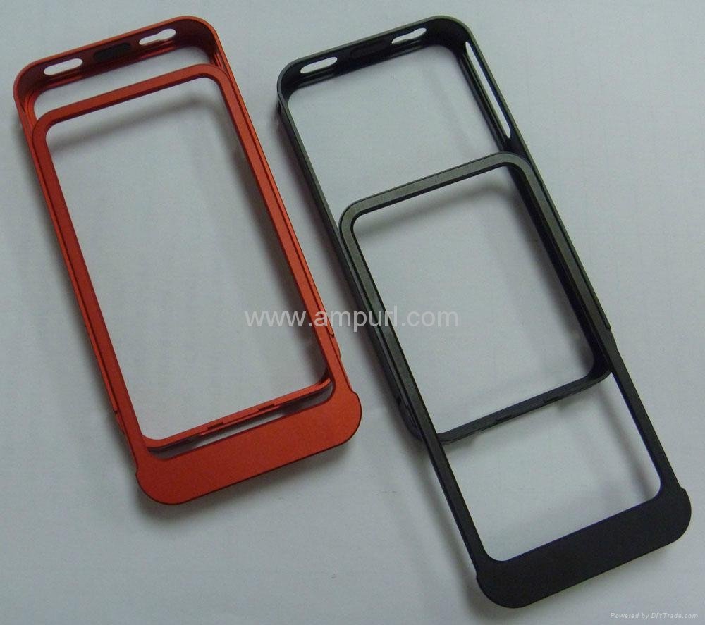 Aluminum case for iphone4G 0.5mm RED 3