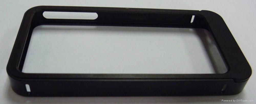 Aluminum case for iphone4G 0.5mm BLACK 4