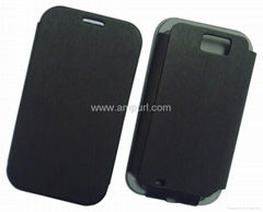 samsung N7100 FR-A hot shaping leather black case