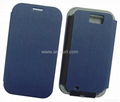 三星N7100-FR-A 藍色熱定型皮套
