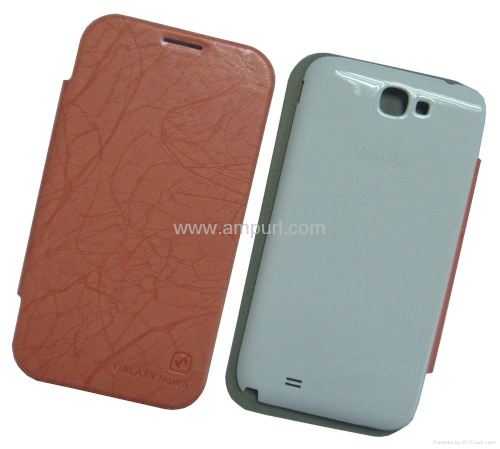 samsung N7100 DC hot shaping leather pink case