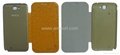 samsung N7100 DC hot shaping leather yellow case 2