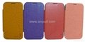 samsung N7100 DC hot shaping leather yellow case 3
