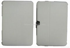 samsung N8000|typeB hot shaping leather white case