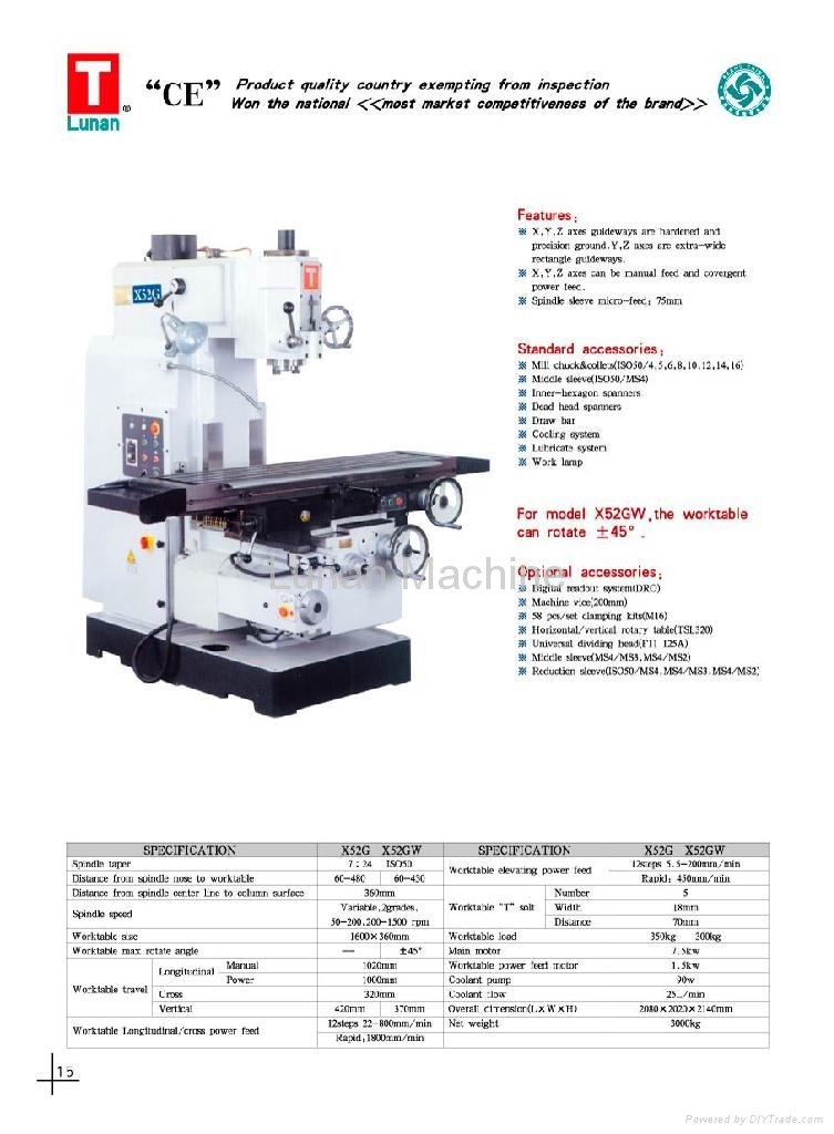 Heavy duty milling machine 2