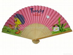 Bamboo paper fan