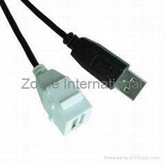 USB Extension Cable for wall plate