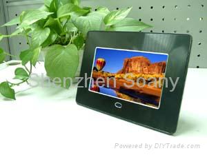 7 Inch Multi Function Digital Photo Frame With Aluminum Alloy Frame 