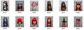 party/carnival /fan wigs