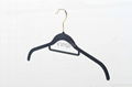 Velvet shirt hanger with bars 1