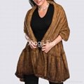 Mink fur shawl 