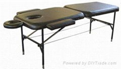 Metal massage table