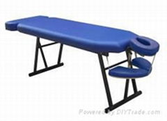 Stationary massage bed