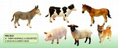 6" farm animals