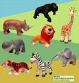 9" cartoon wild animals 1