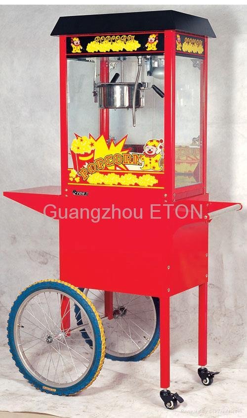 Popcorn Popper machine with cart