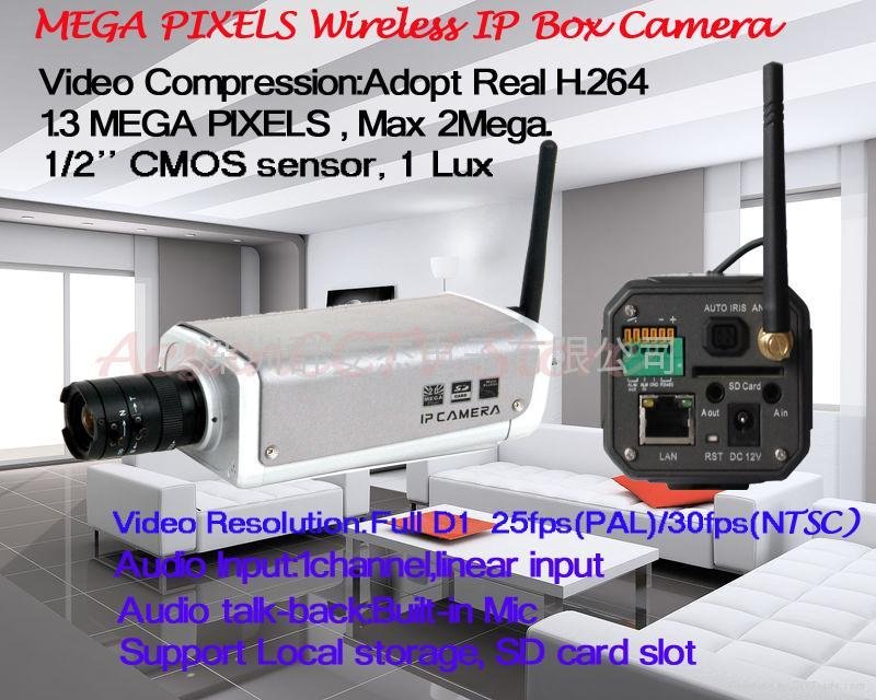 2 Mega Pixels Wireless wifi IP/Network Camera