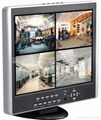 H.264 4CH Stand-alone DVR with 15" LCD Monitor 1