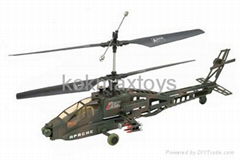 2 CH Apache Longbow RC Electric Helicopter