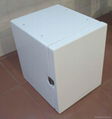 food delivery box with removable shelves 