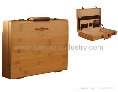 Bamboo suitcase