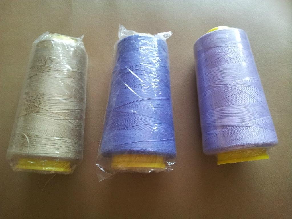 100% dyed polyester sewing thread 1