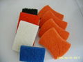 scouring pad,kitchen sponge,sponge scourer,cellulose sponge,car sponge 4