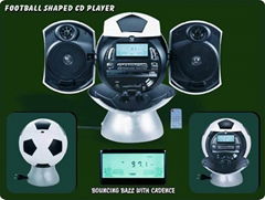 Football shape CD player 