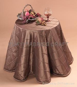 taffeta ptuck table cloth 2