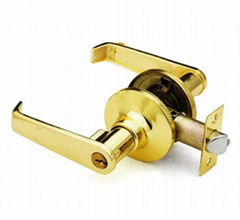 Tubular zinc alloy handle light spring locks