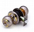Cylindrical zinc alloy knob locks 2
