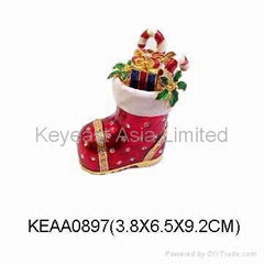 Christmas shoe jewelry box KEAA0897