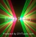 250mw Red and green Four lens laser