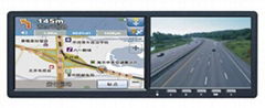 car rearview TFT-LCD monitor+GPS+bluetooth