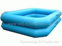 inflatable square pool