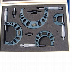 Micrometers in set