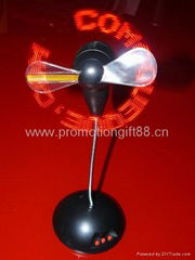 promotion gift   mini fan   flashing fan   USB fan