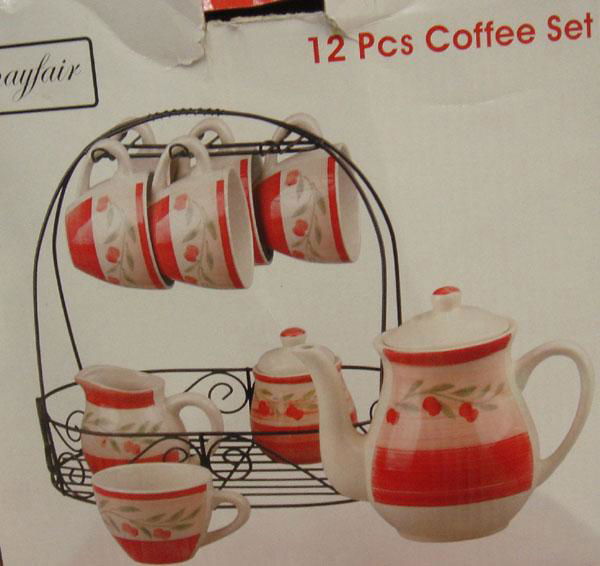  hand-painted  16 pcs coffee set