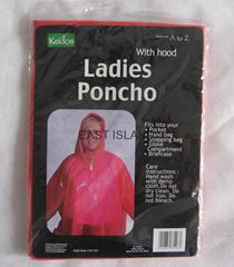 RAIN PONCHO-FOR LADIES