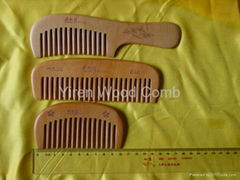 Wood Comb For Curled Hair