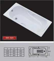 sharking cast iron bathtub SW-023