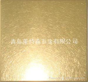 Hairline(HL) finish stainless steel plate 5