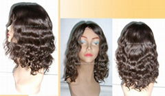 lace front deep wave wig