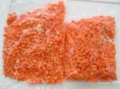 Frozen carrots diced