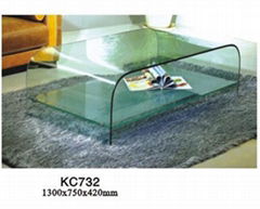 glass coffee table