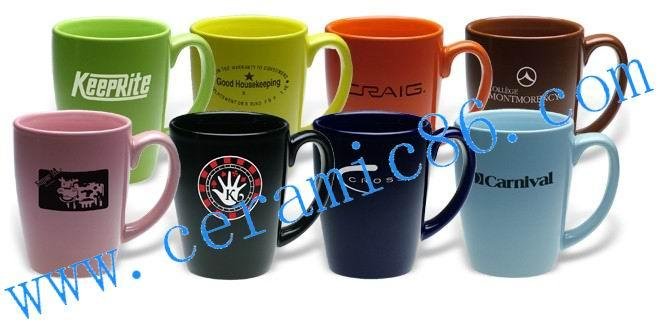 Glazed mug,colored mug