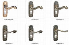 Europe countires style door lock with aluminum alloy,zinc alloy,iron alloy