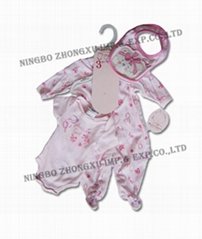 infant garment 3pcs set
