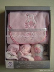 infant garment 4 pcs gift set