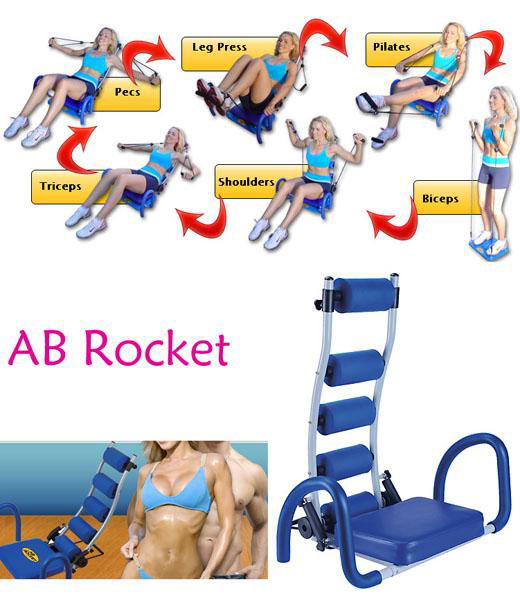 professional producing AB rocket, leg magic and crazy fit massage 2
